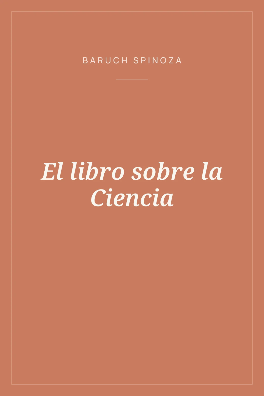 Portada de El libro sobre la Ciencia