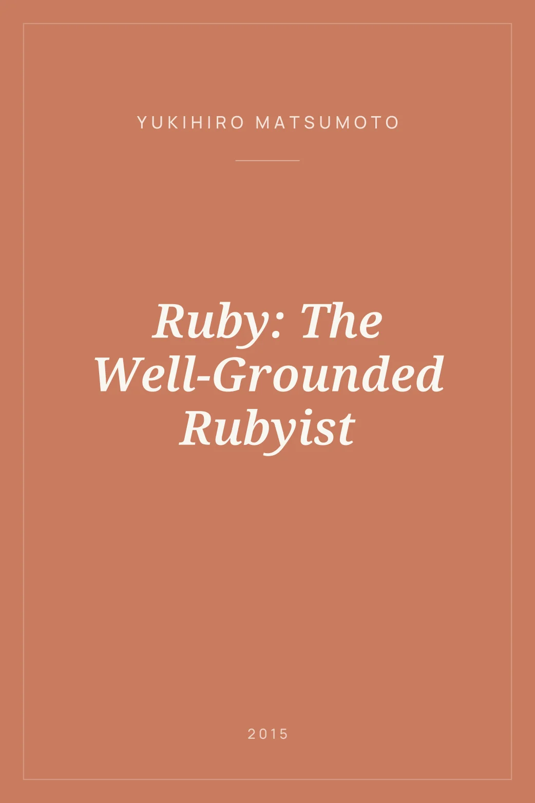 Portada de Ruby: The Well-Grounded Rubyist