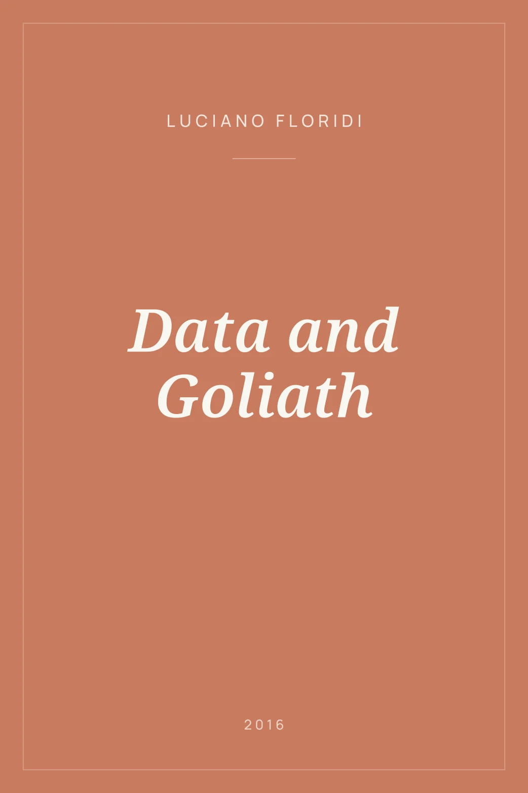 Portada de Data and Goliath