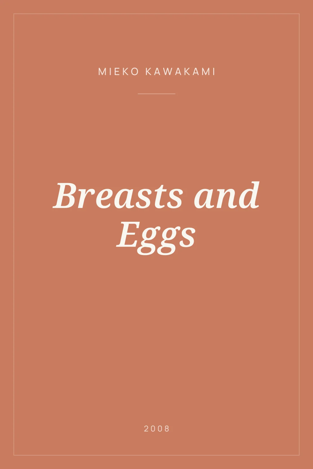 Portada de Breasts and Eggs