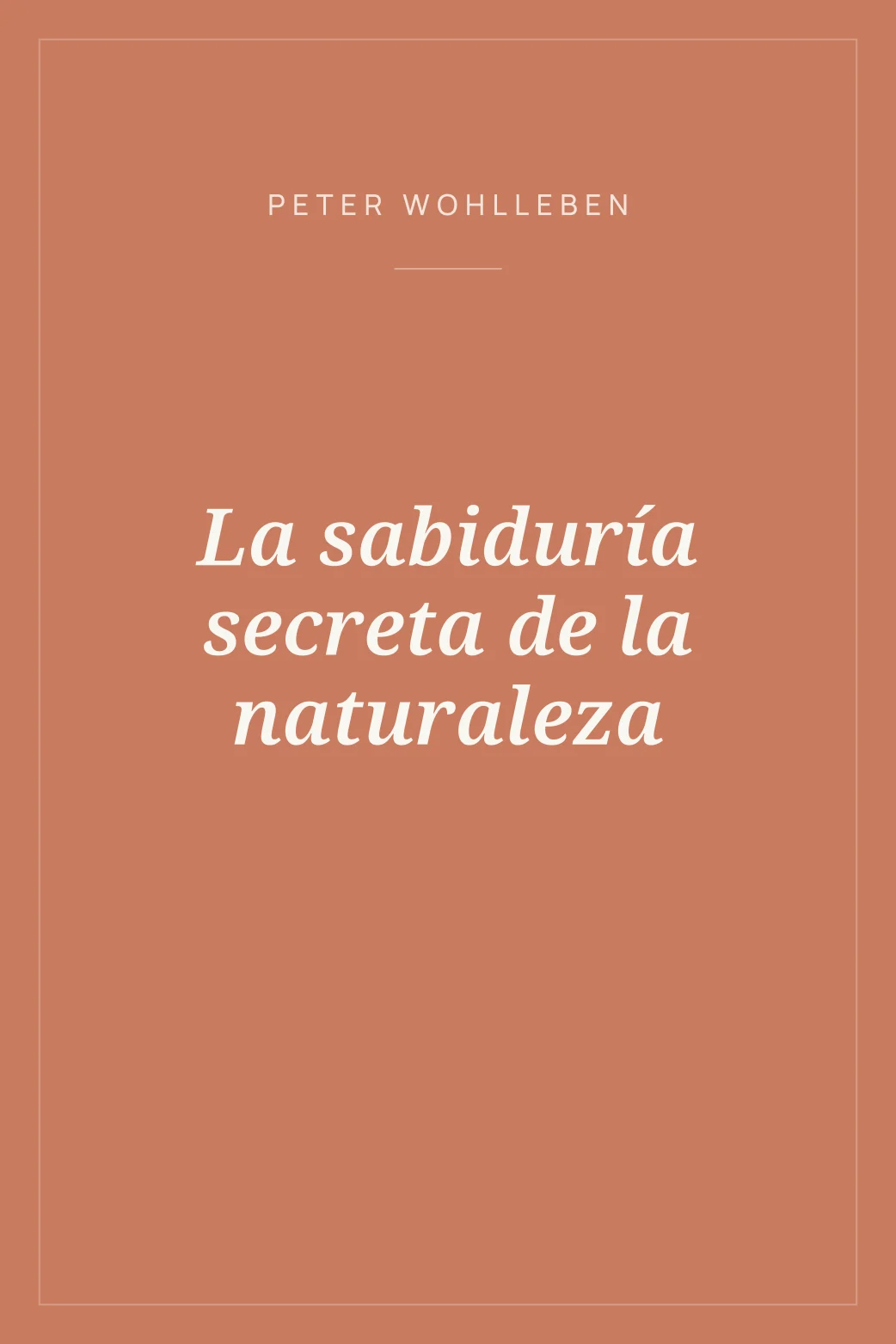 Portada de La sabiduría secreta de la naturaleza