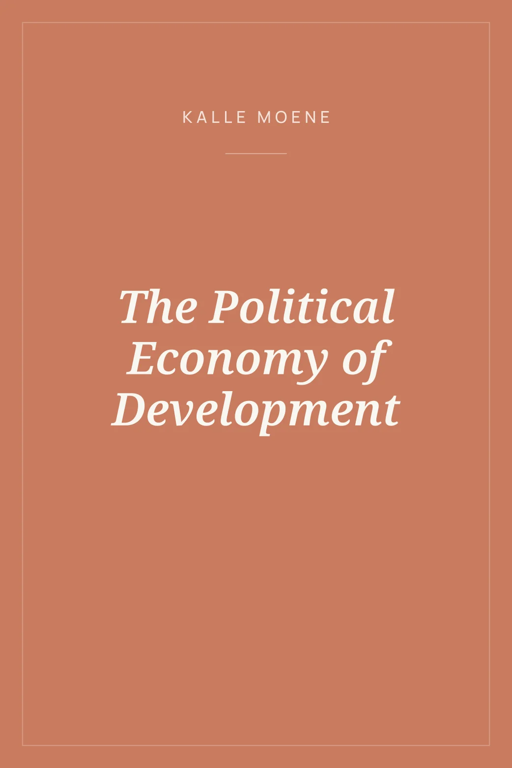 Portada de The Political Economy of Development