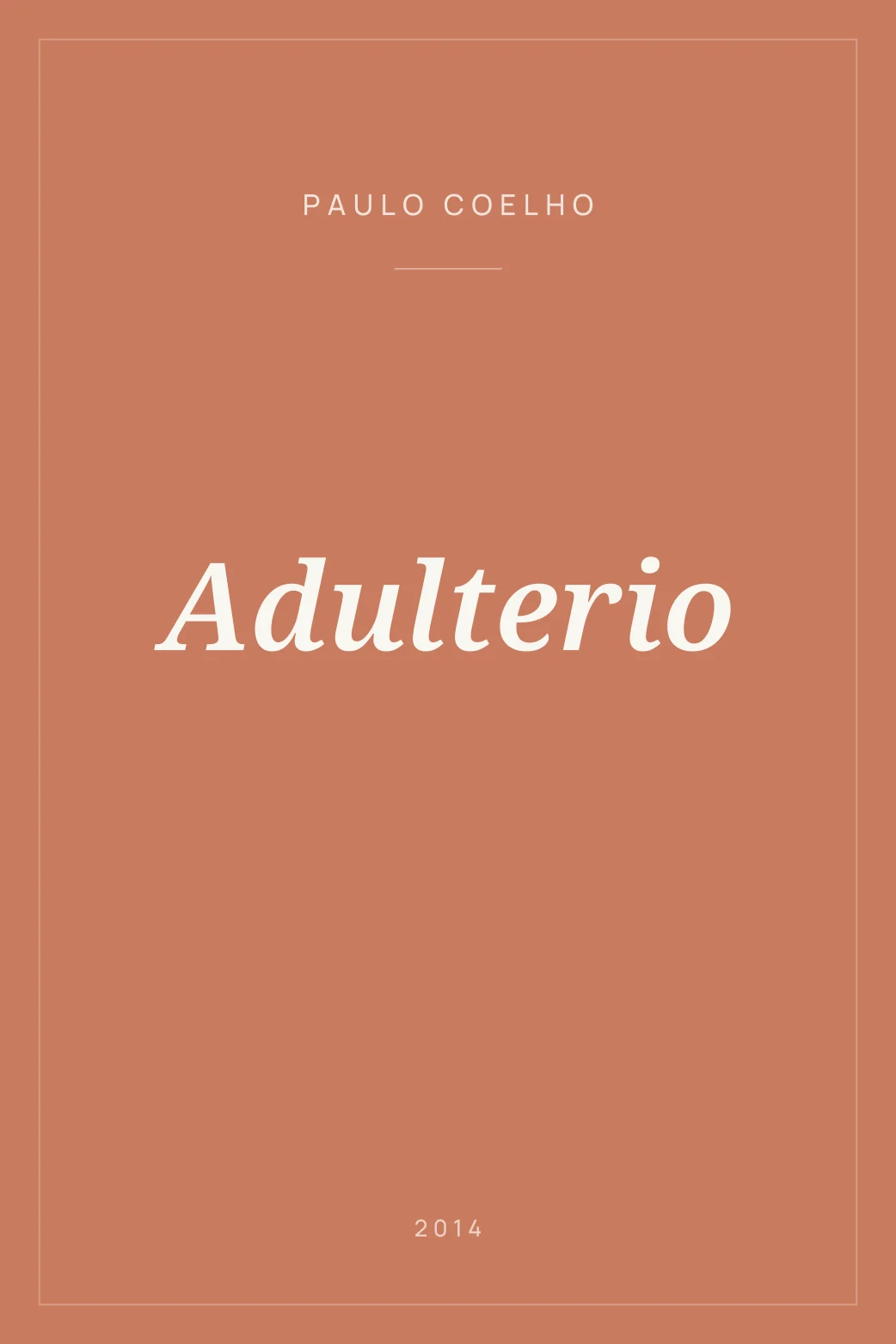 Portada de Adulterio