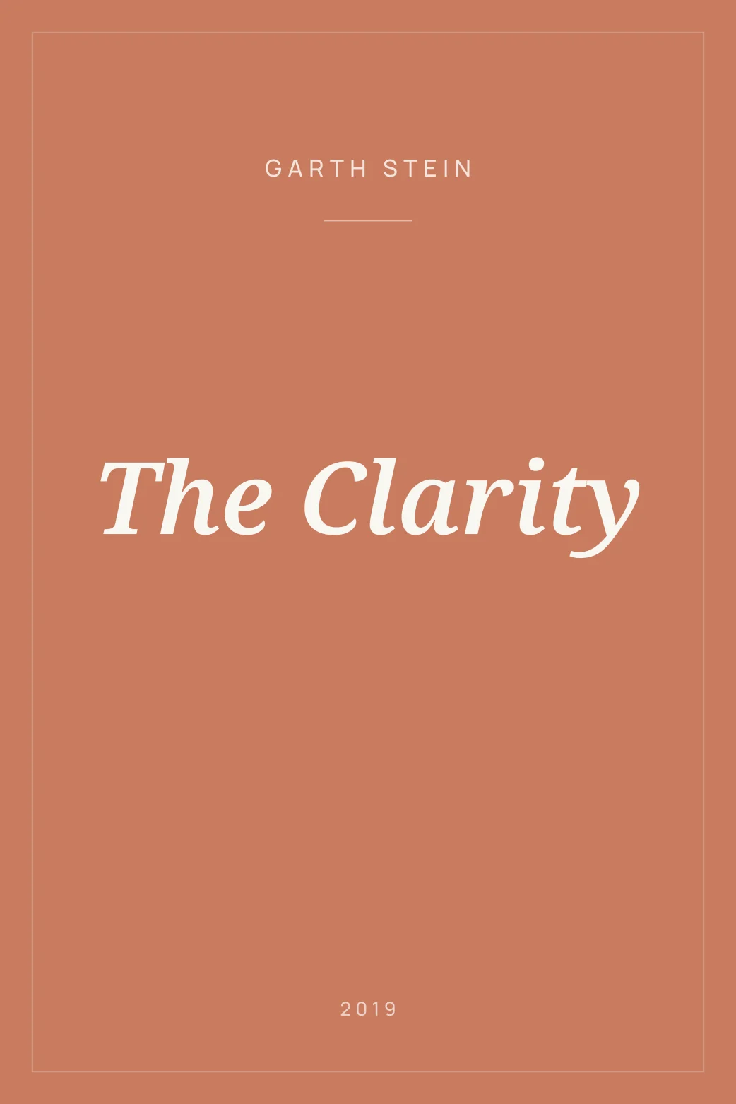 Portada de The Clarity