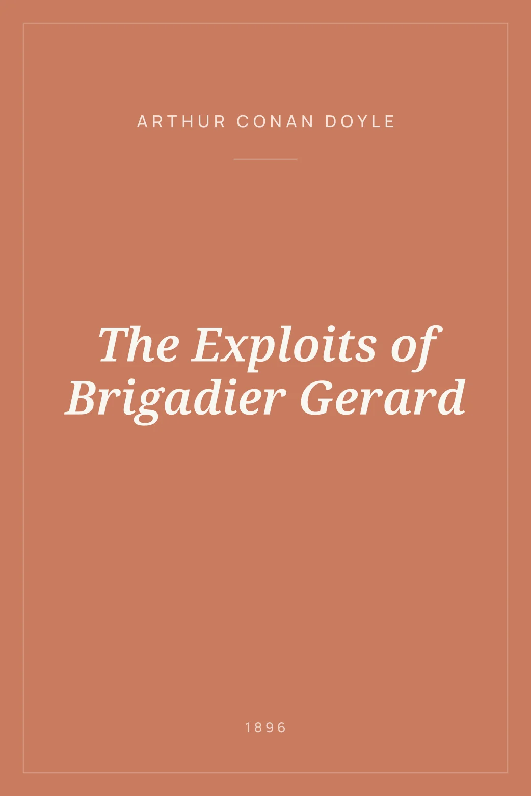 Portada de The Exploits of Brigadier Gerard