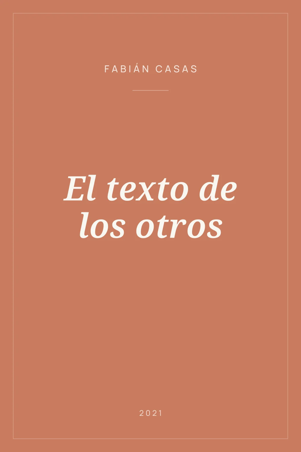 Portada de El texto de los otros