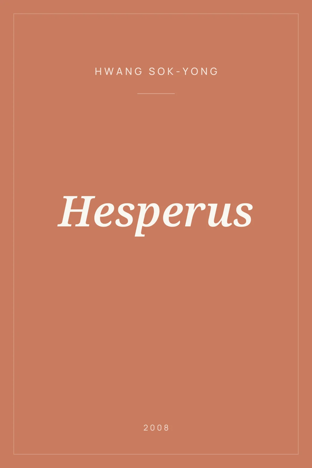 Portada de Hesperus