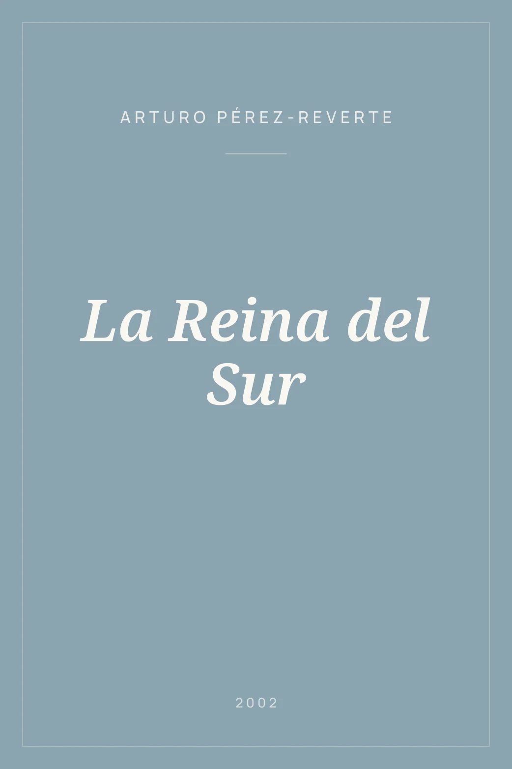 Portada de La Reina del Sur