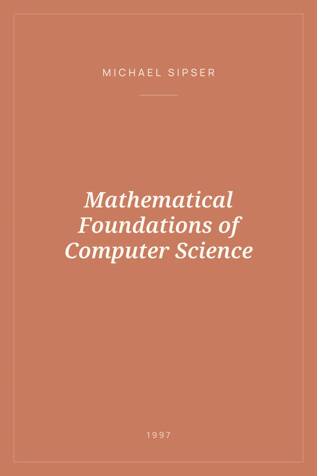 Portada de Mathematical Foundations of Computer Science