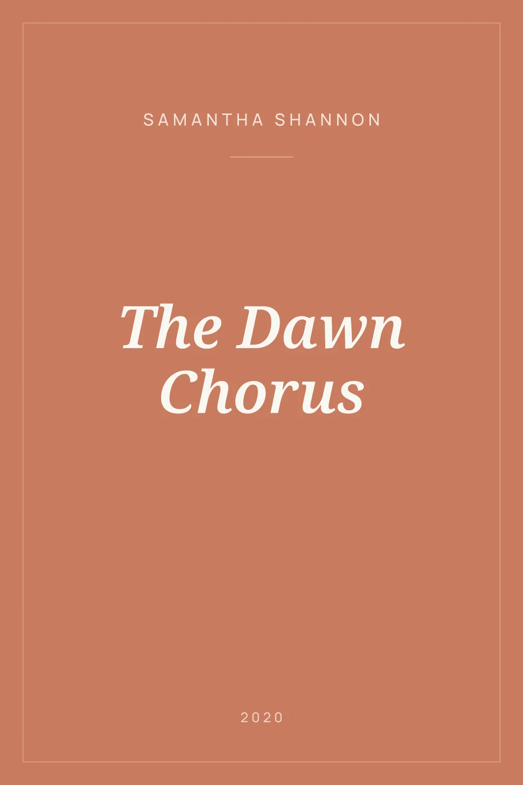 Portada de The Dawn Chorus