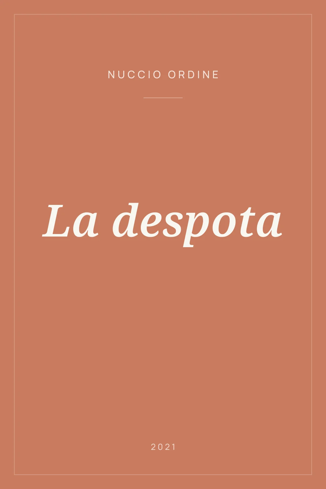 Portada de La despota