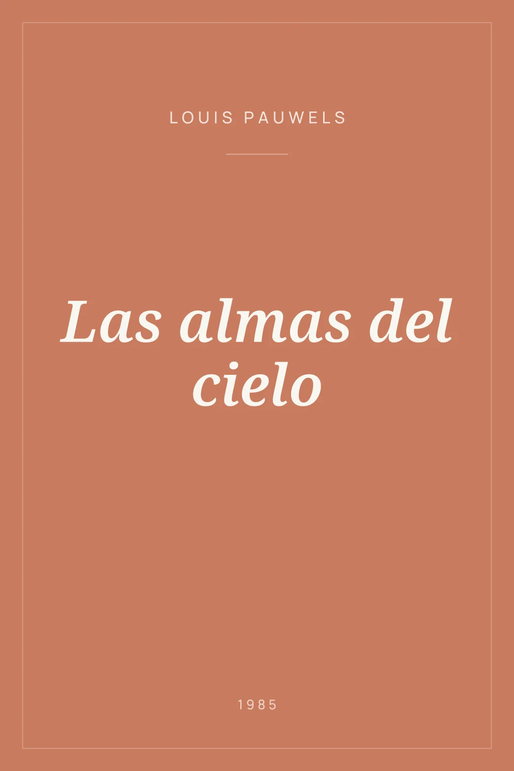 Portada de Las almas del cielo