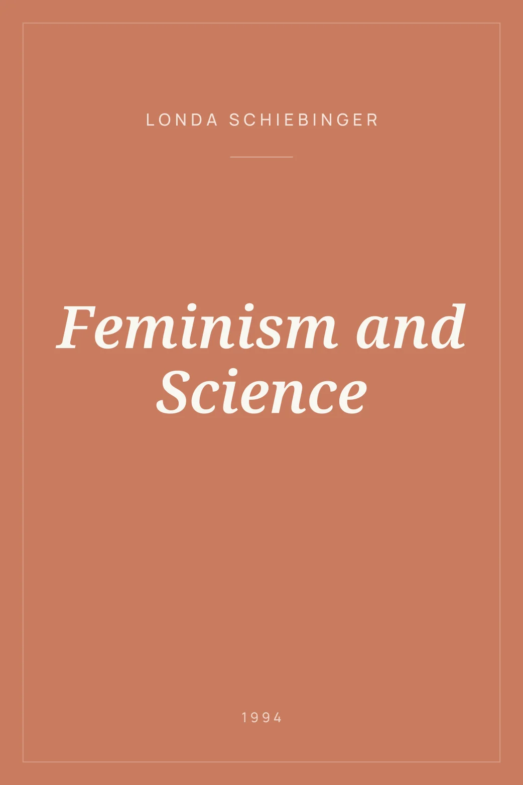 Portada de Feminism and Science
