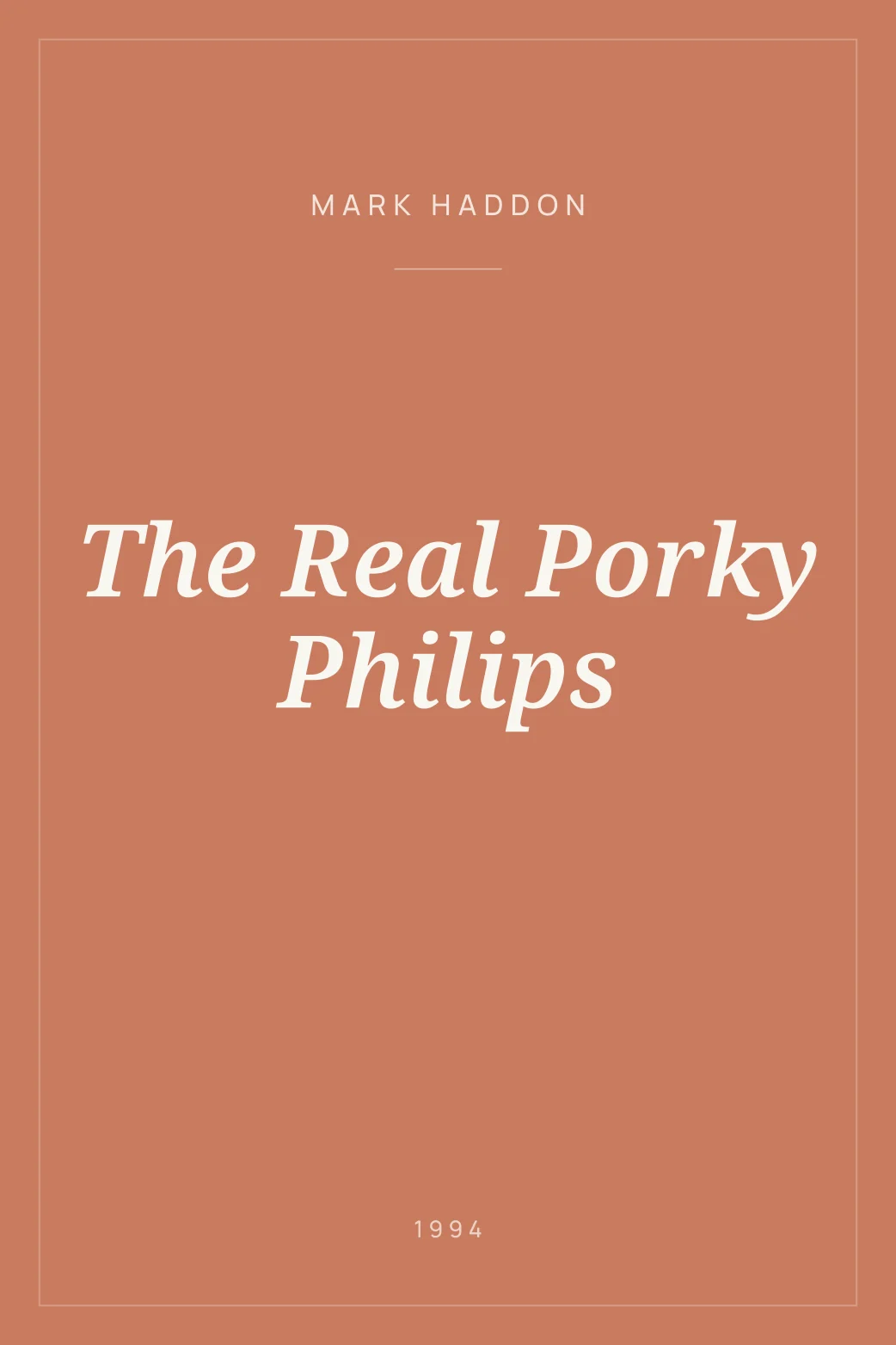 Portada de The Real Porky Philips