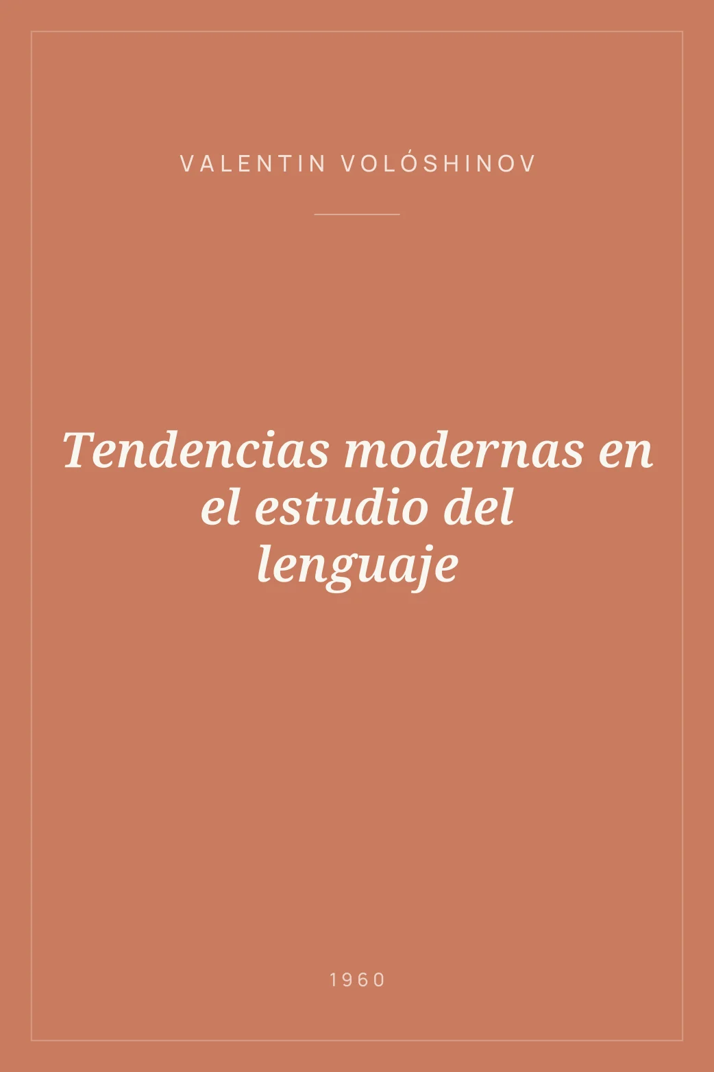 Portada de Tendencias modernas en el estudio del lenguaje