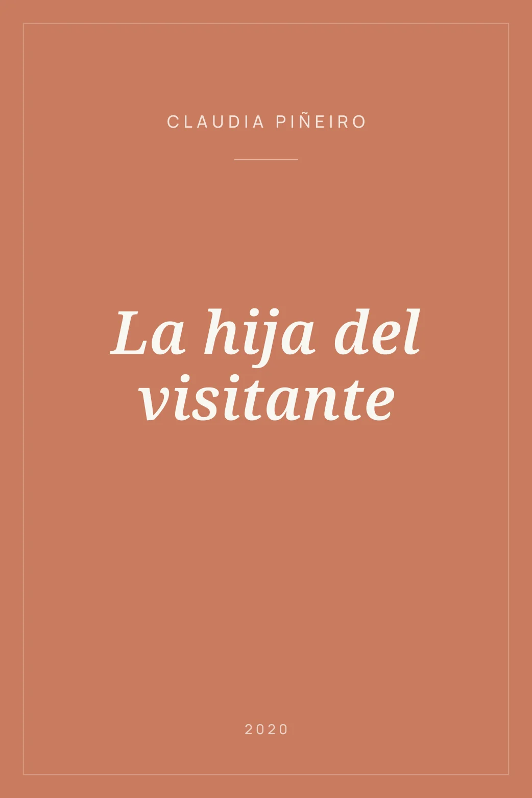 Portada de La hija del visitante