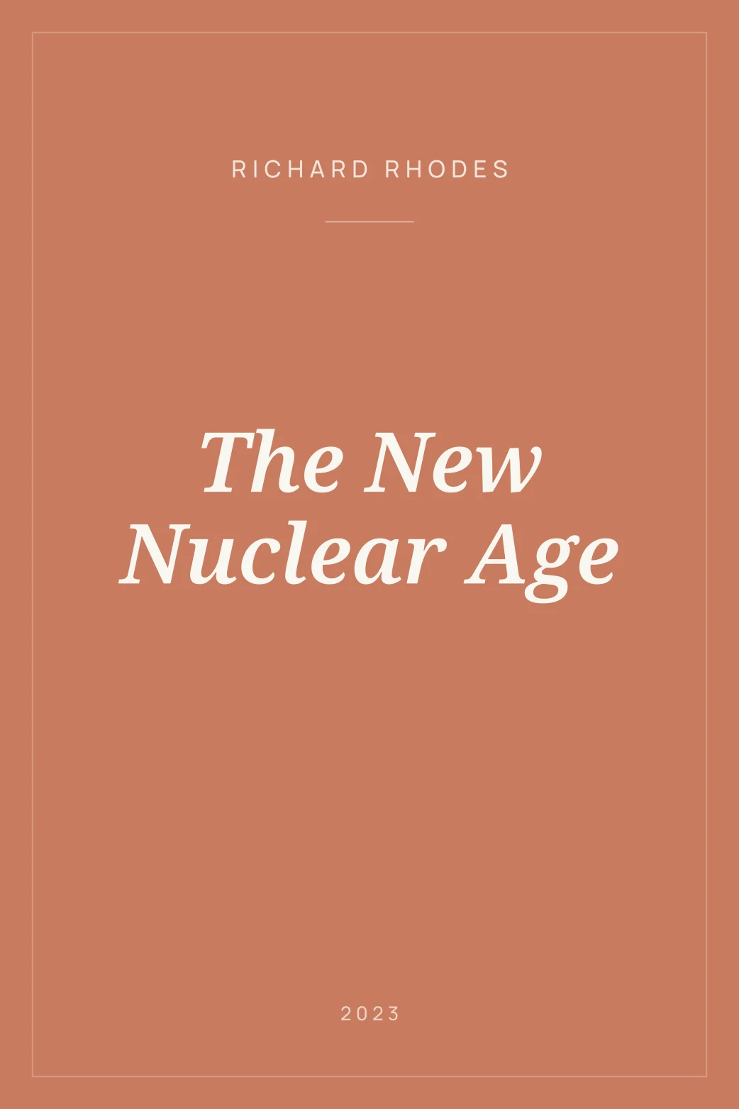 Portada de The New Nuclear Age