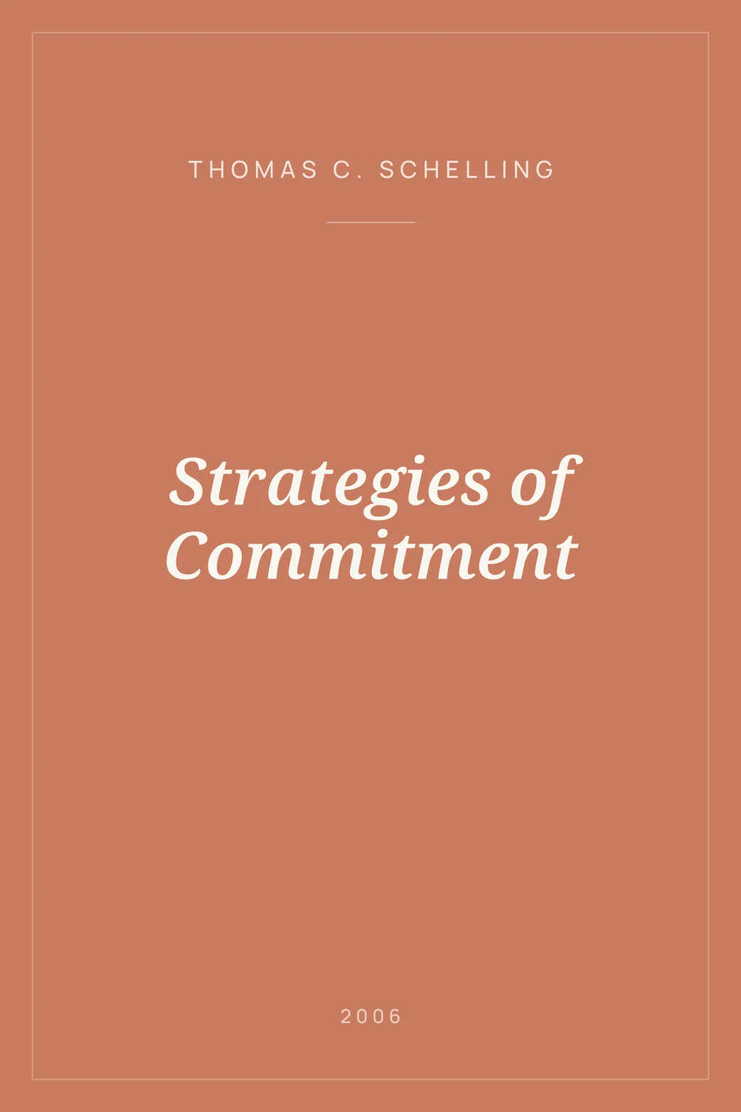 Portada de Strategies of Commitment