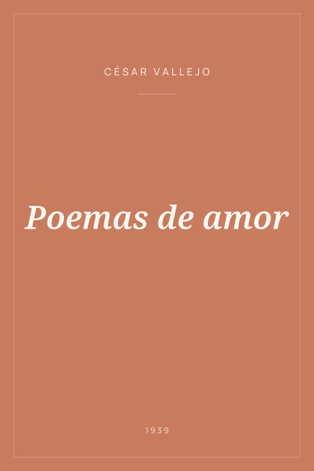 Portada de Poemas de amor