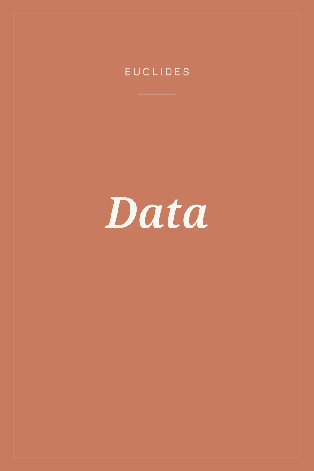 Portada de Data