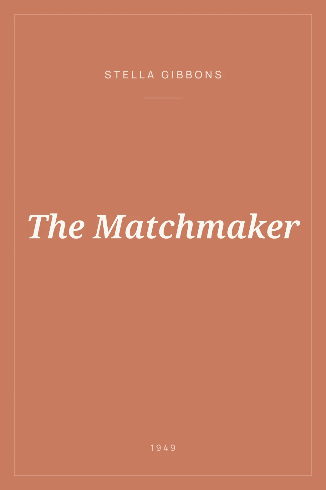 Portada de The Matchmaker