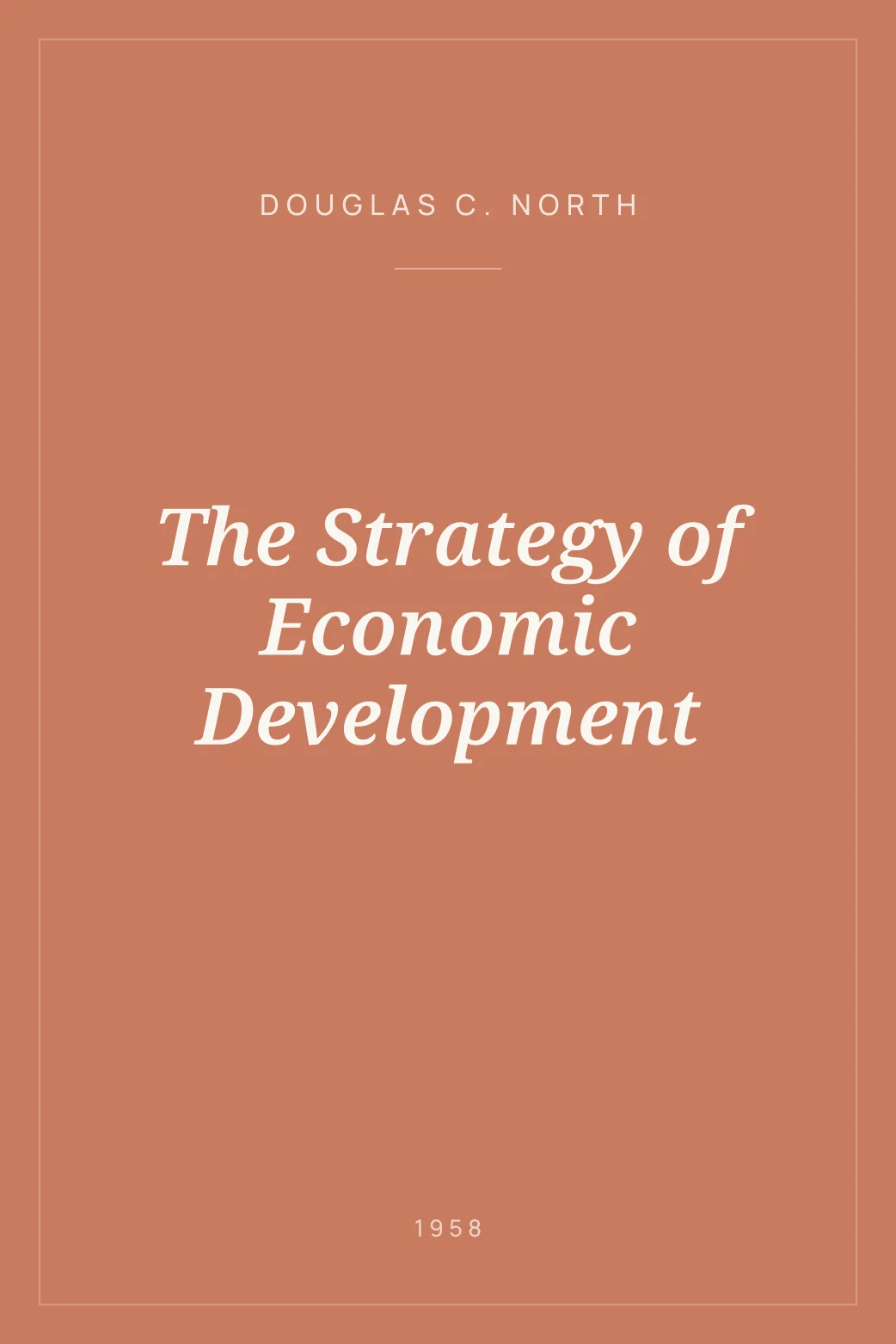 Portada de The Strategy of Economic Development