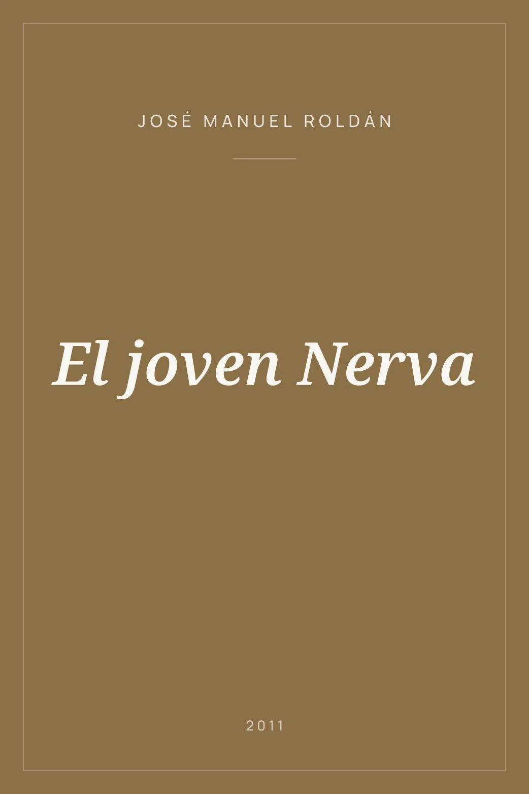 Portada de El joven Nerva