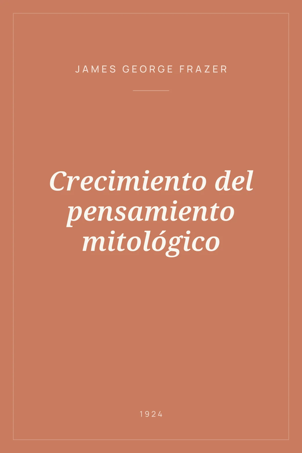 Portada de Crecimiento del pensamiento mitológico