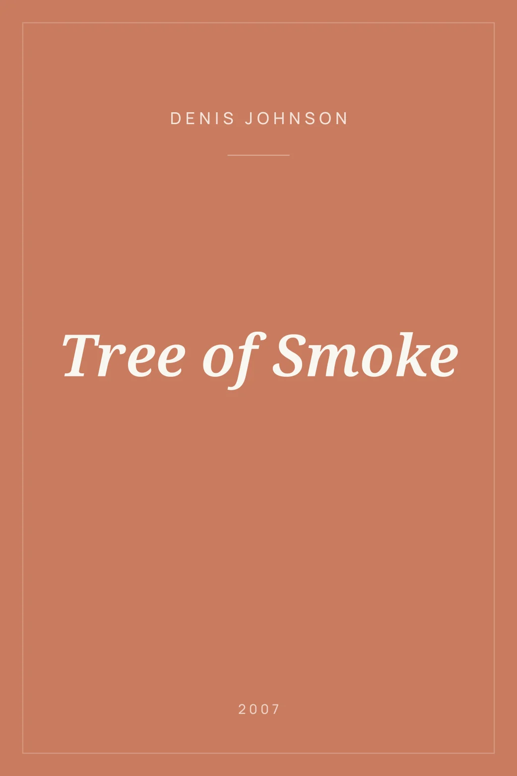 Portada de Tree of Smoke