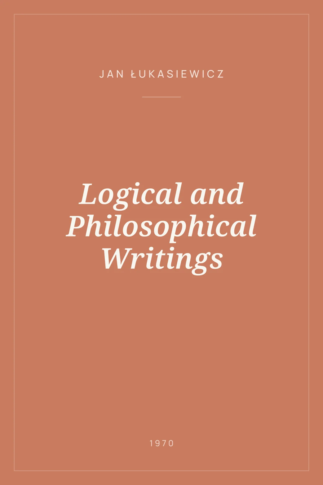 Portada de Logical and Philosophical Writings