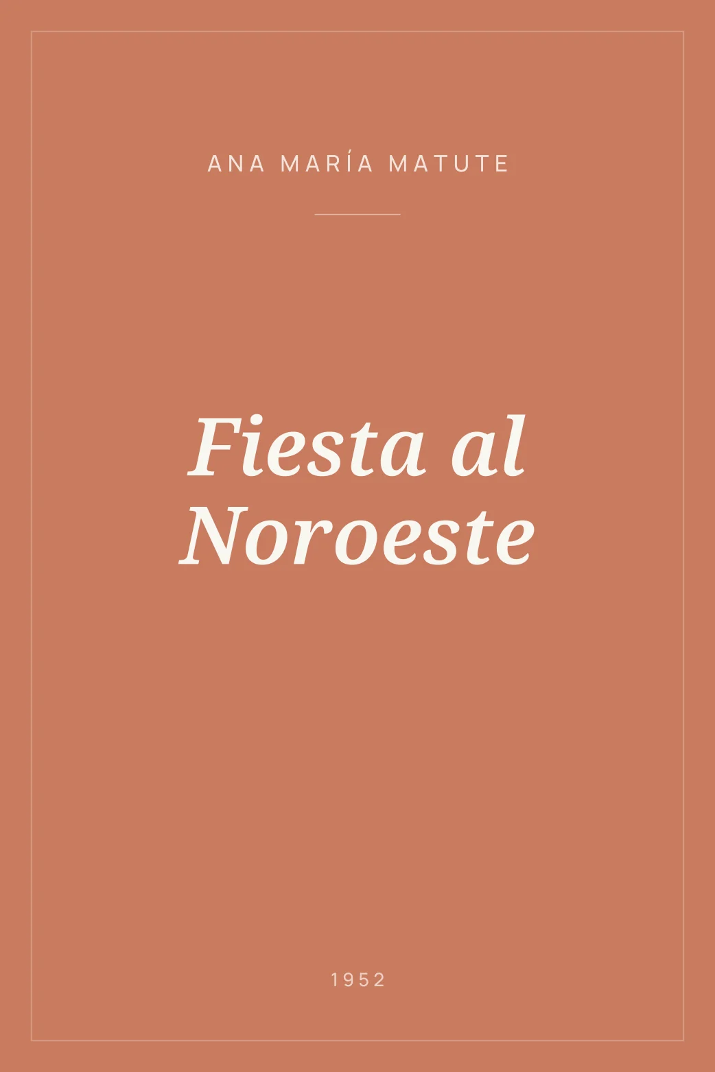 Portada de Fiesta al Noroeste