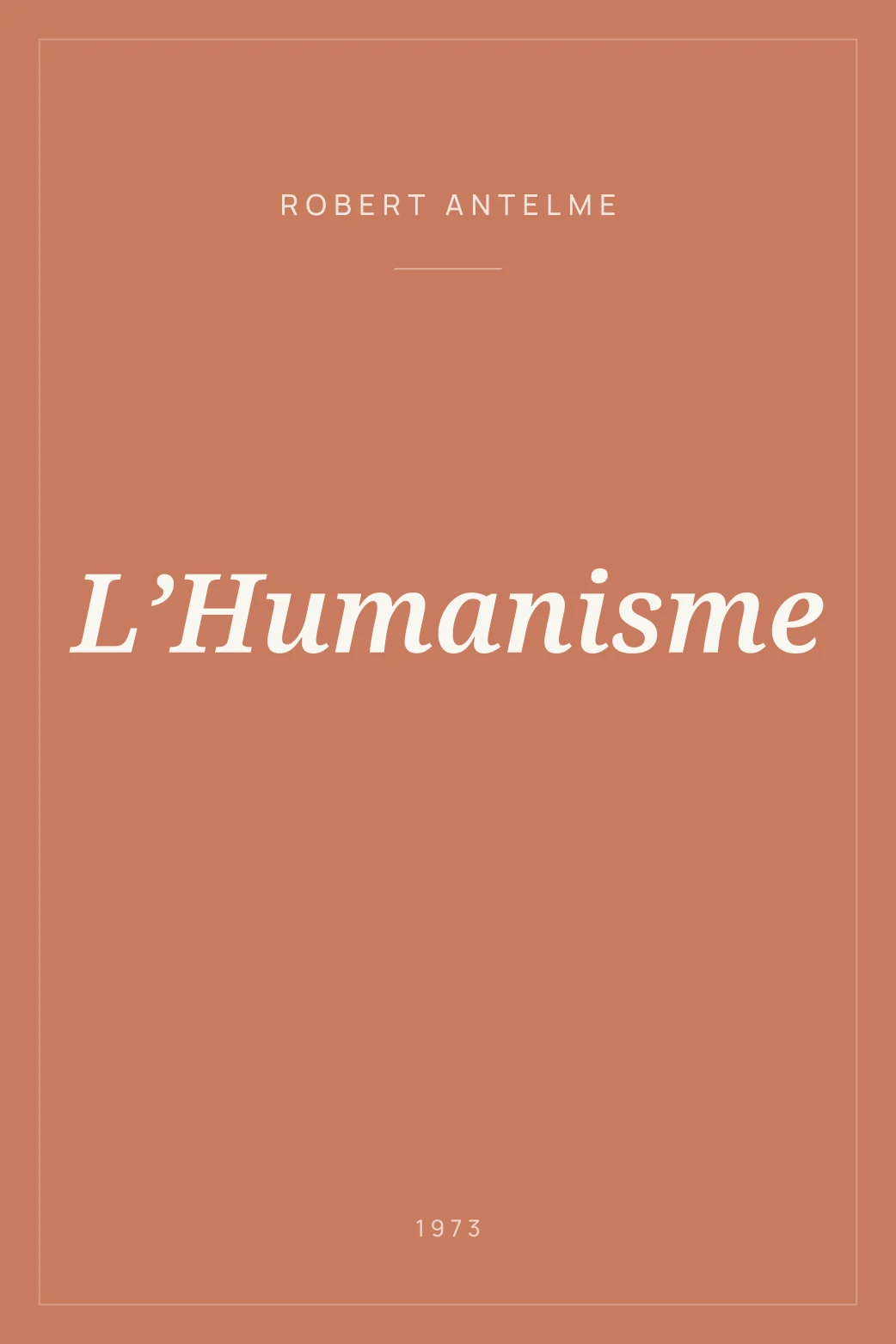 Portada de L’Humanisme