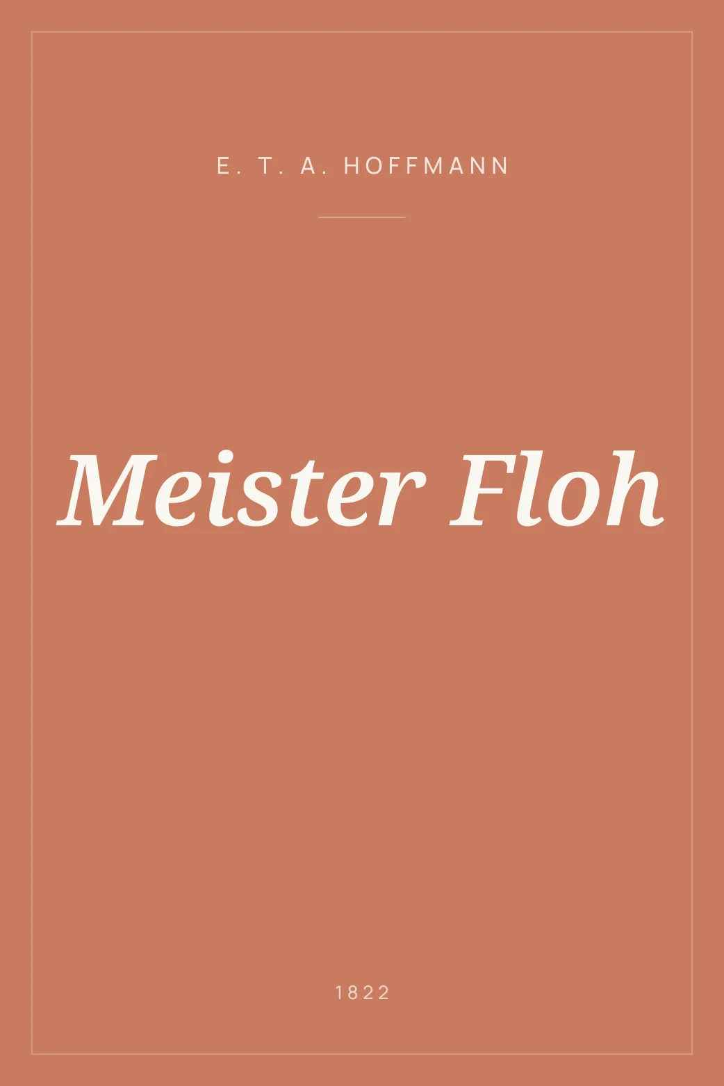 Portada de Meister Floh