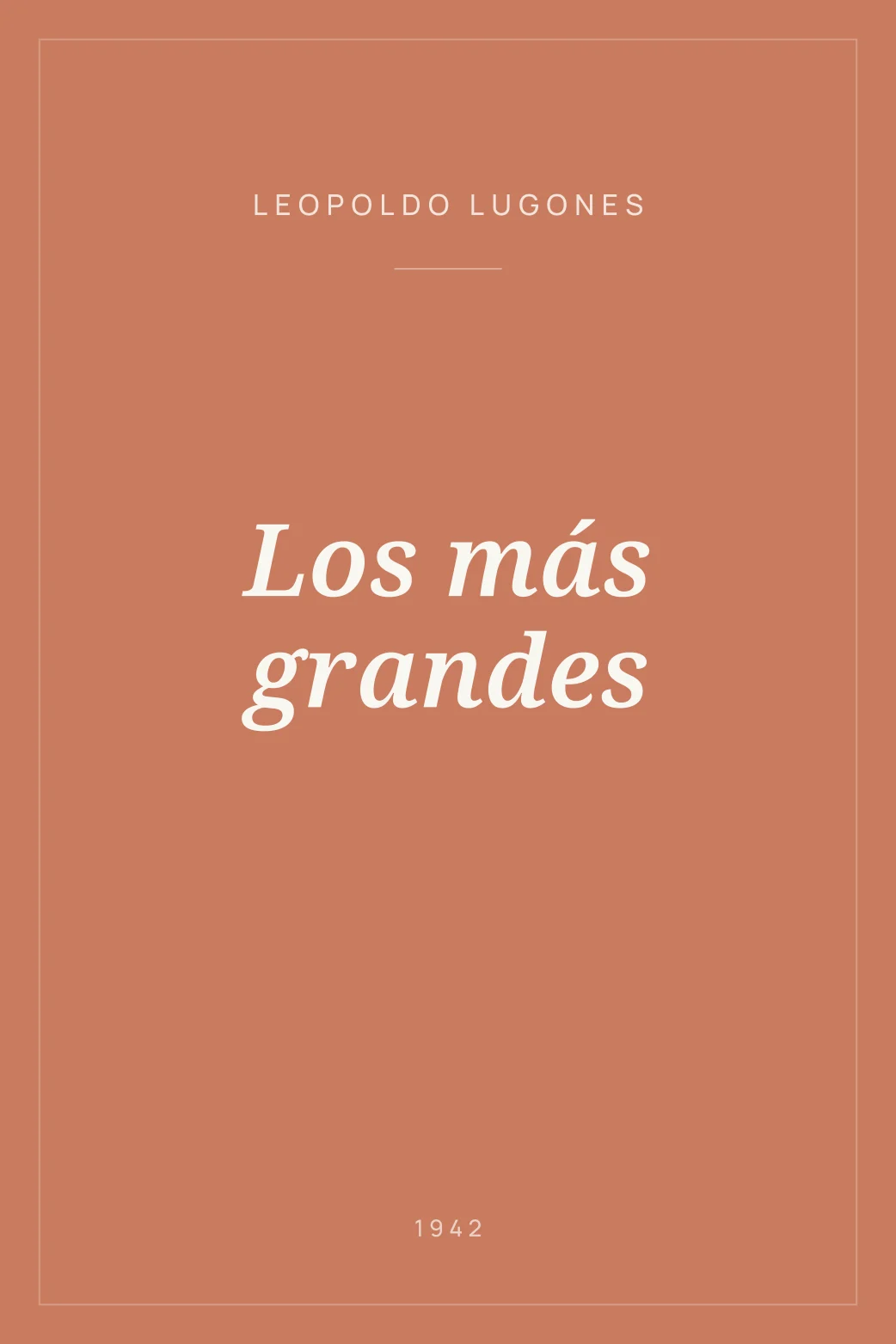 Portada de Los más grandes