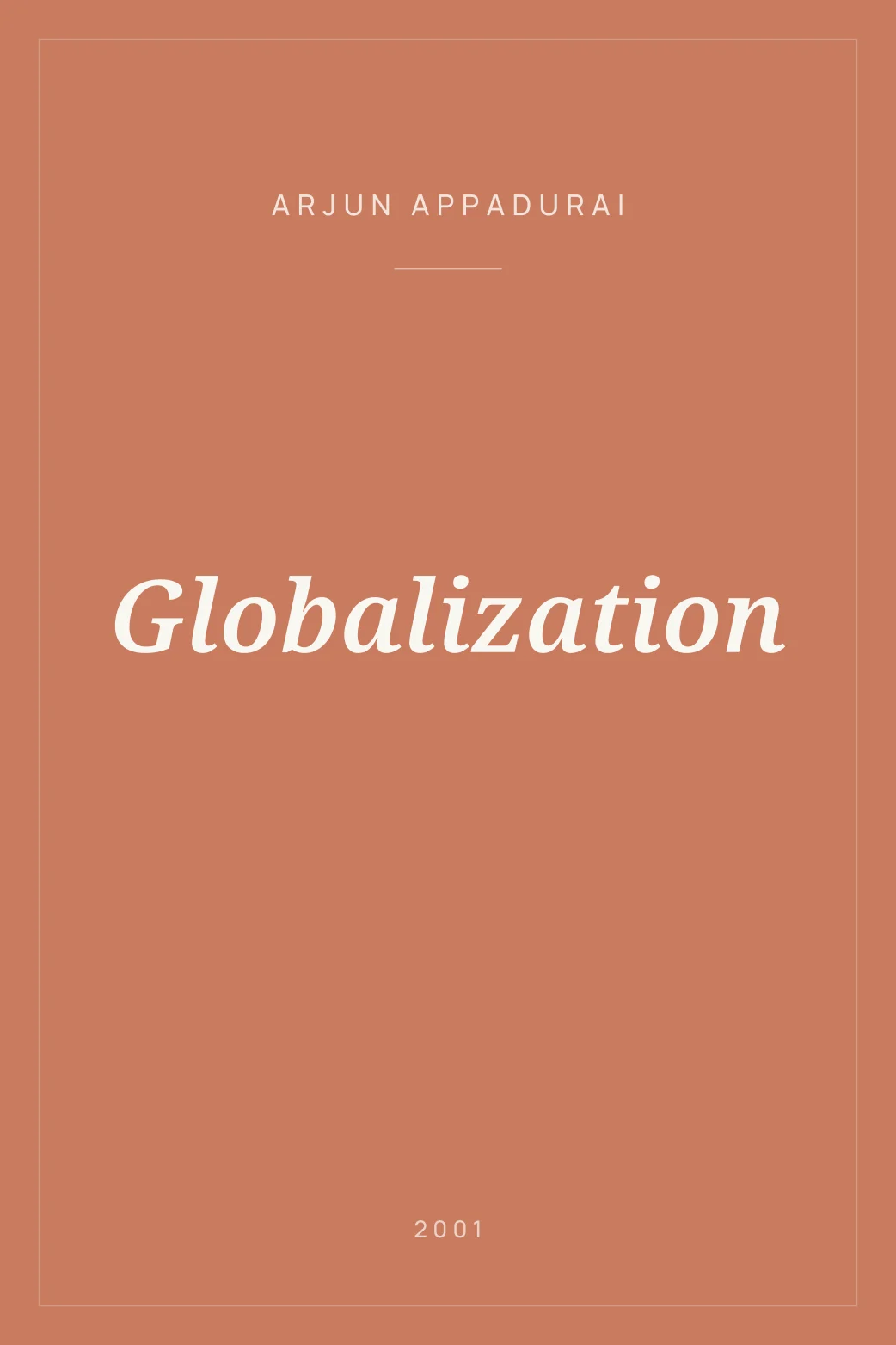 Portada de Globalization