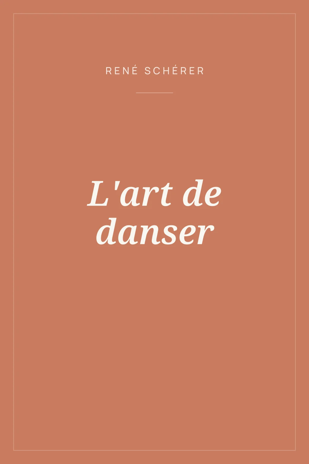 Portada de L'art de danser