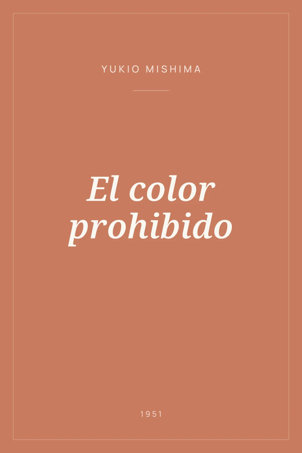 Portada de El color prohibido