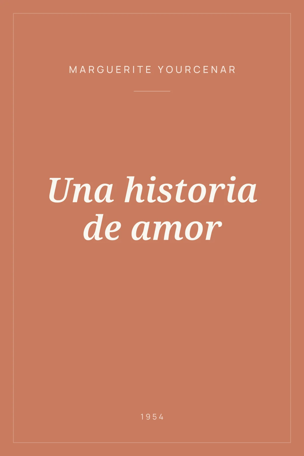 Portada de Una historia de amor