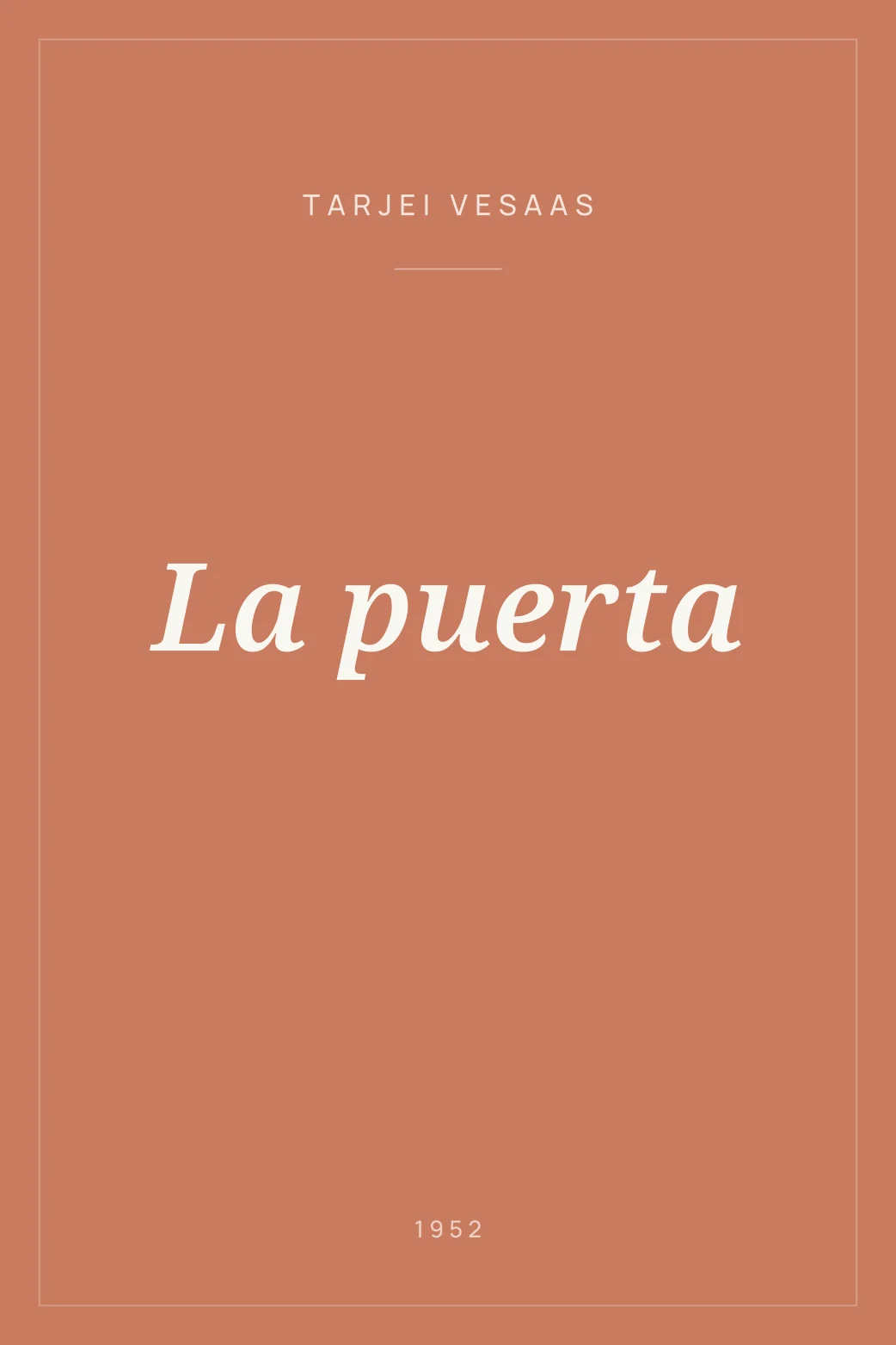 Portada de La puerta