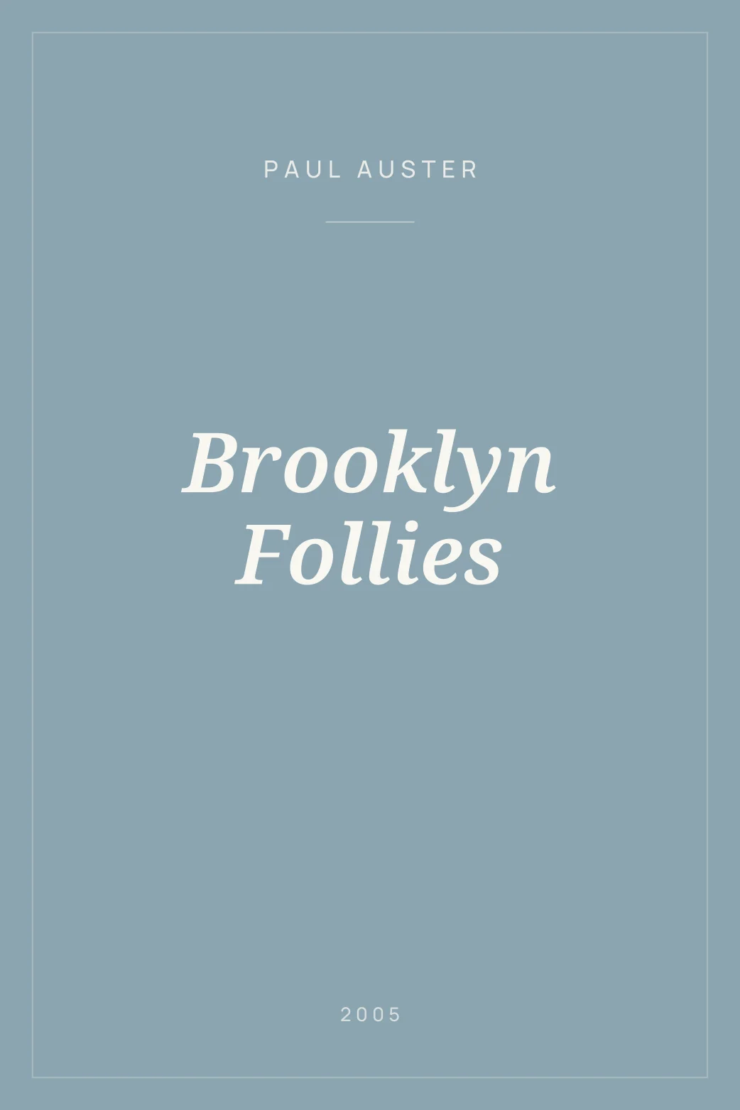 Portada de Brooklyn Follies