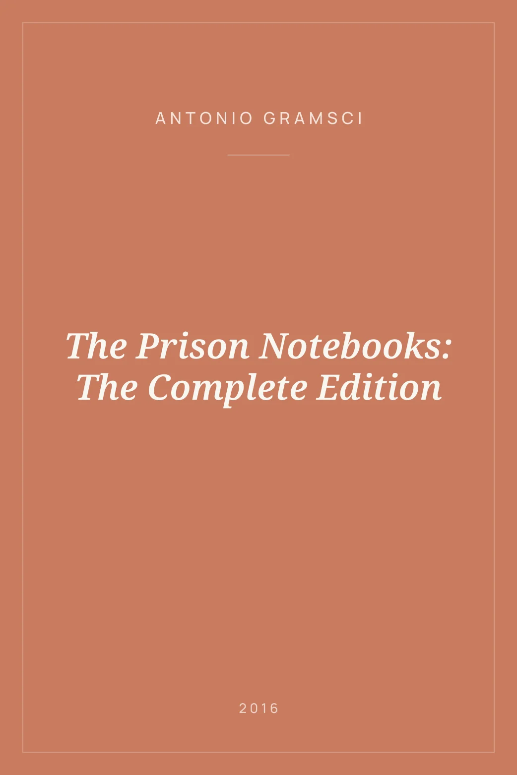 Portada de The Prison Notebooks: The Complete Edition