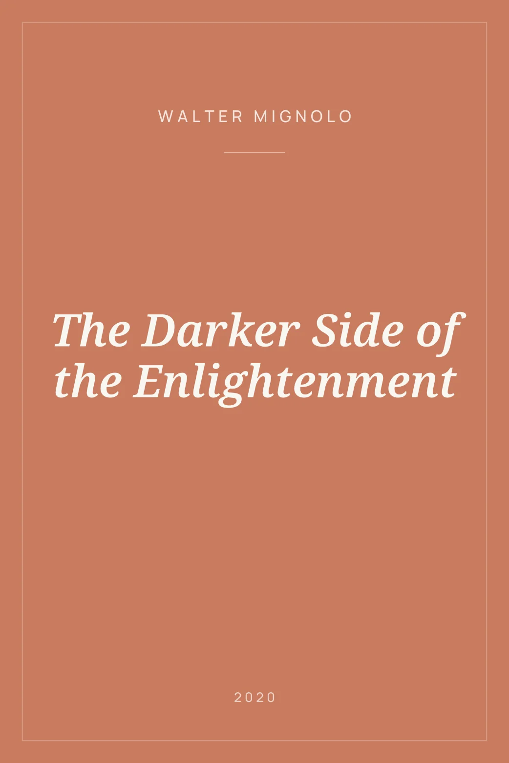 Portada de The Darker Side of the Enlightenment