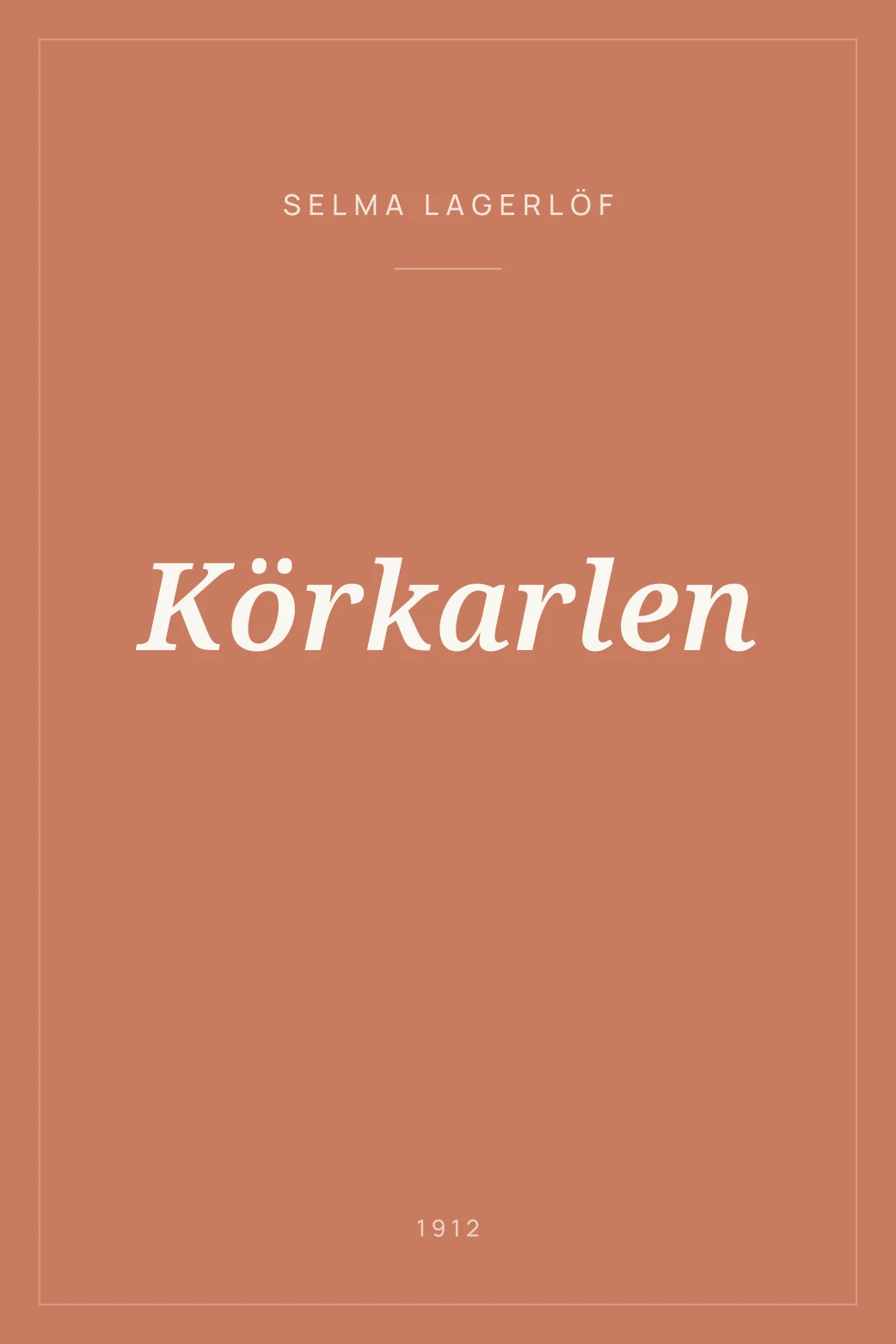 Portada de Körkarlen