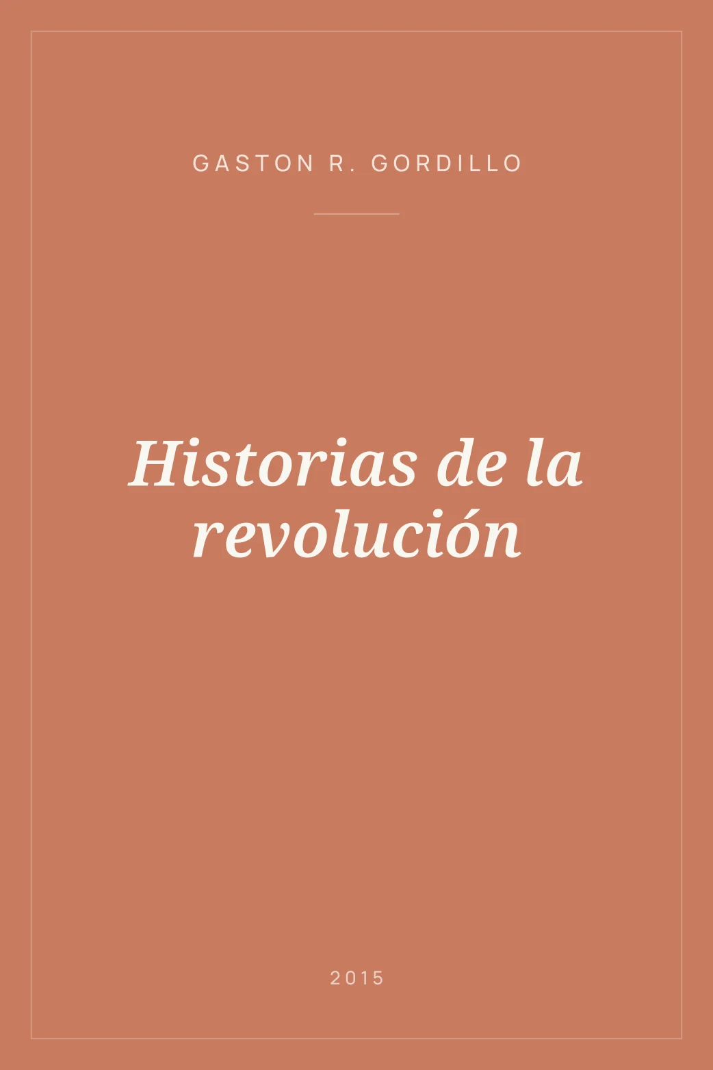 Portada de Historias de la revolución