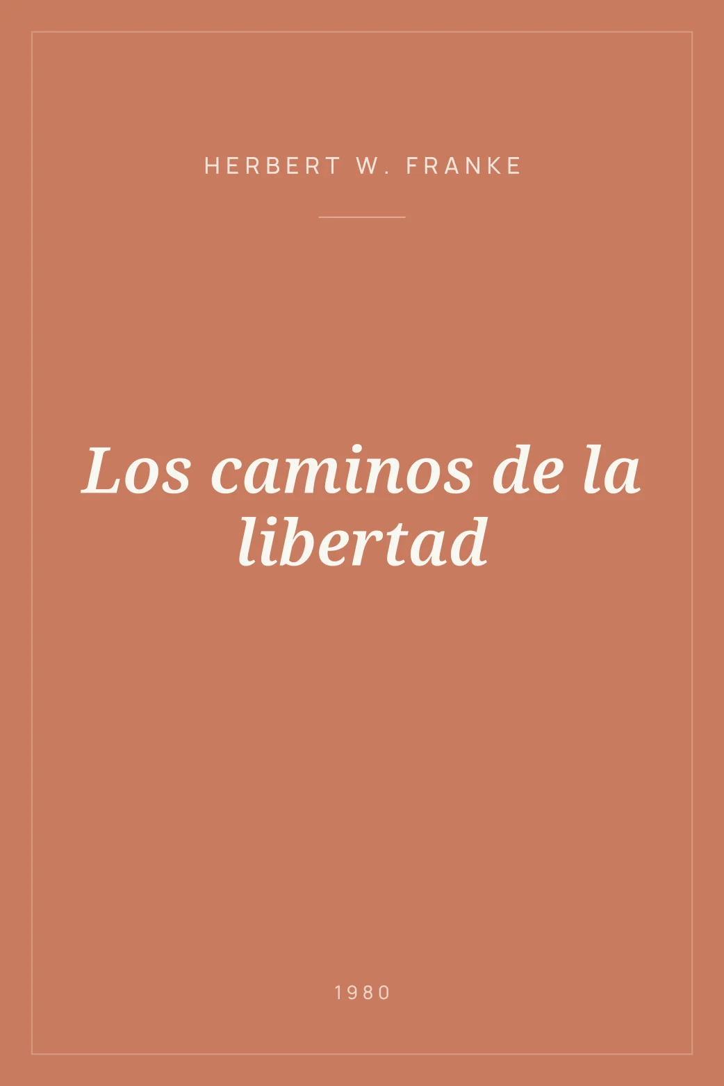 Portada de Los caminos de la libertad