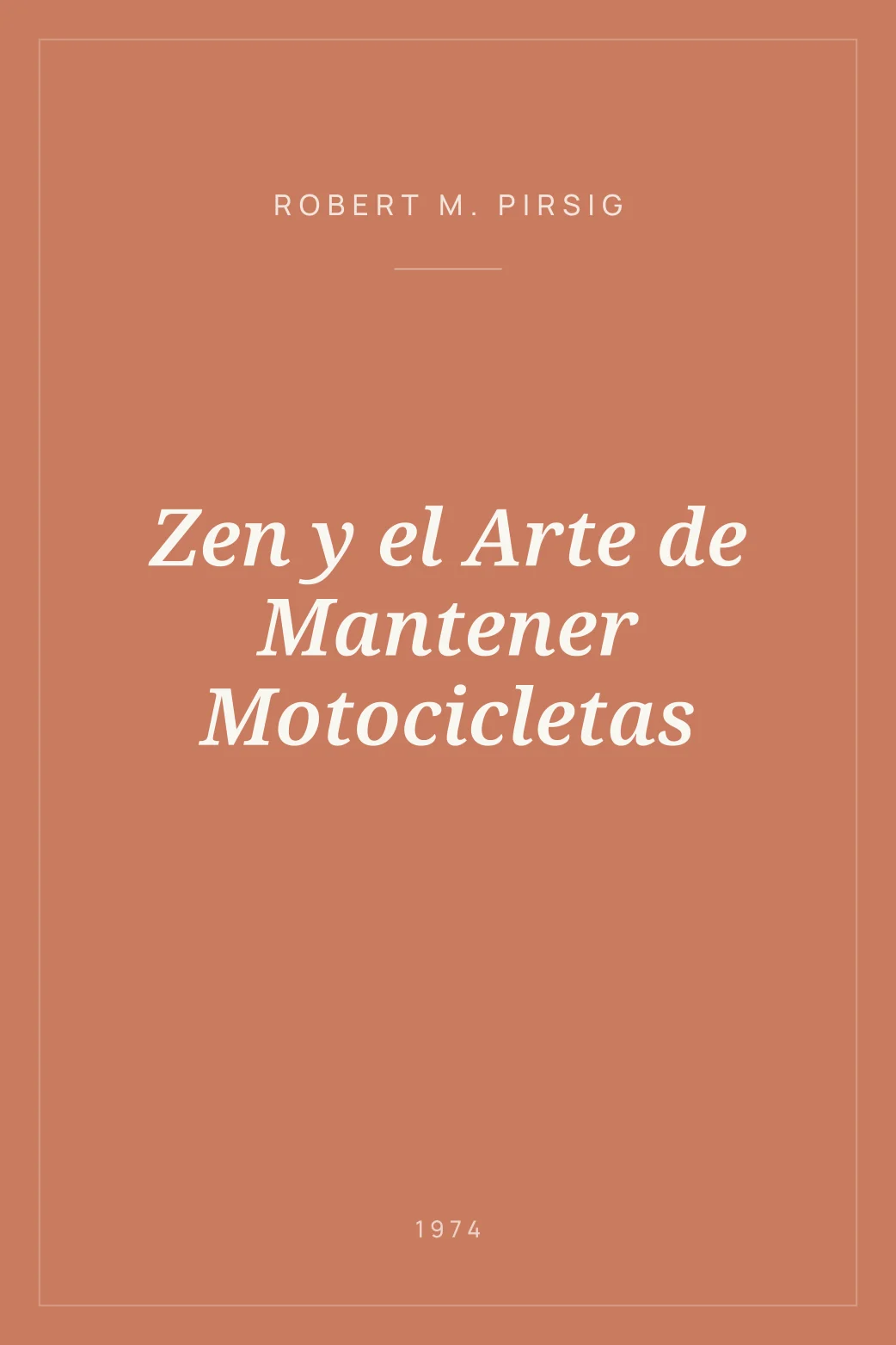 Portada de Zen y el Arte de Mantener Motocicletas