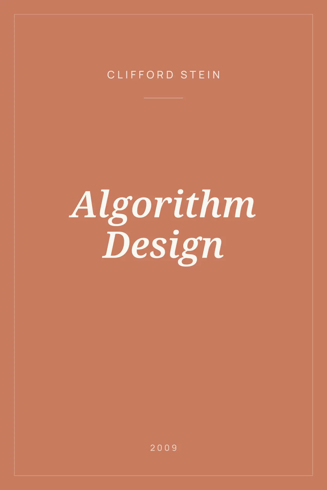Portada de Algorithm Design