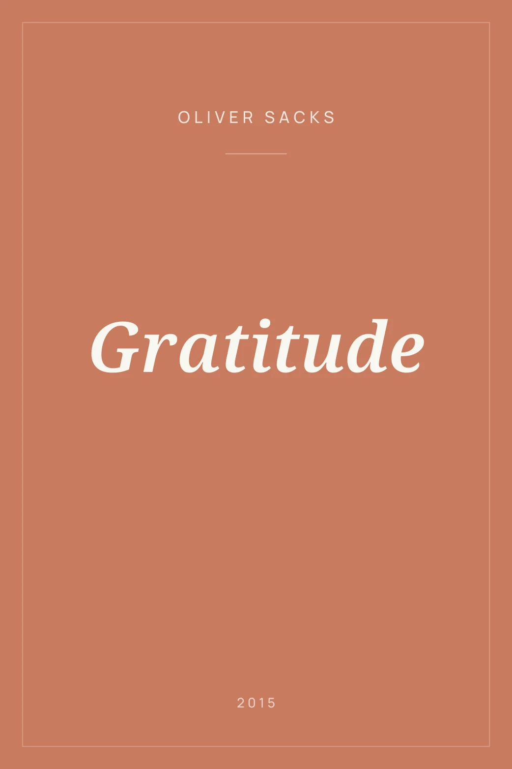 Portada de Gratitude