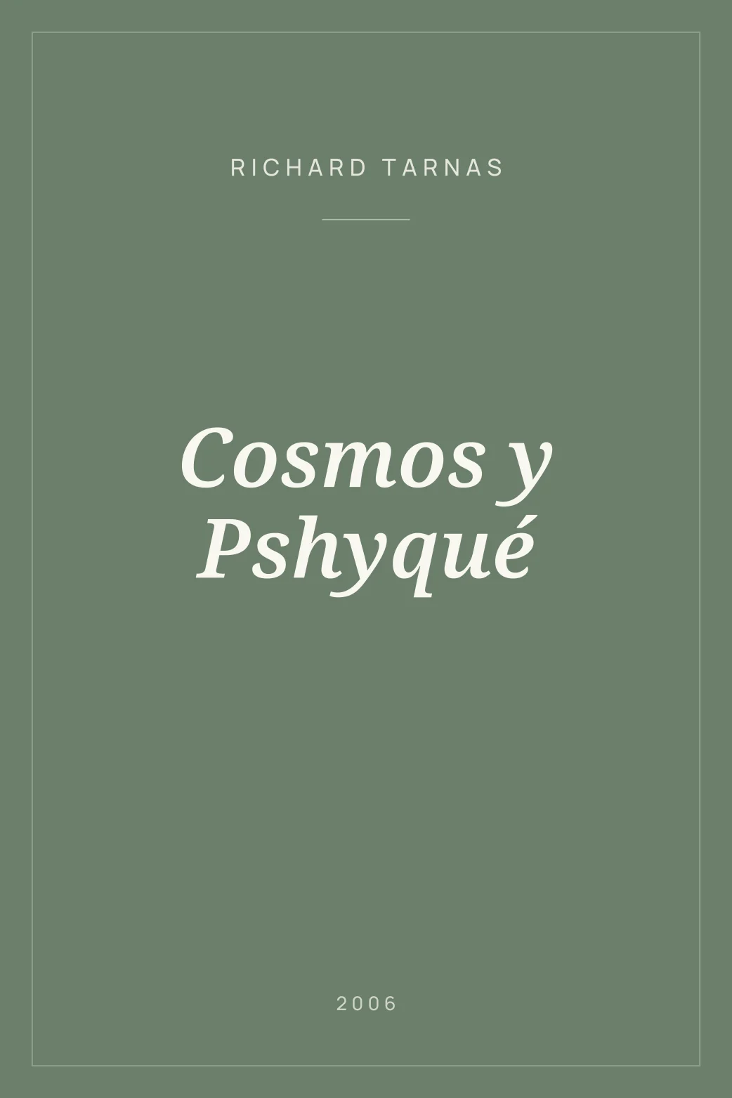 Portada de Cosmos y Pshyqué