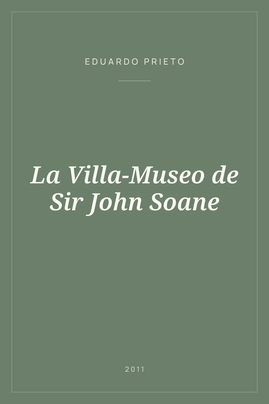 Portada de La Villa-Museo de Sir John Soane